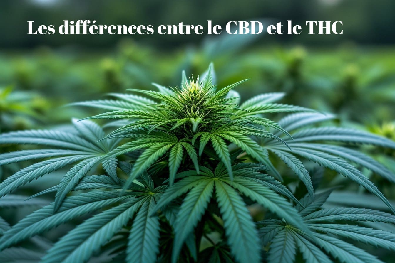 Les différences entre le CBD et le THC