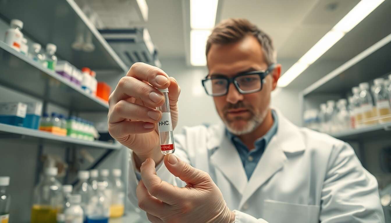 Test urinaire et détection du hhc