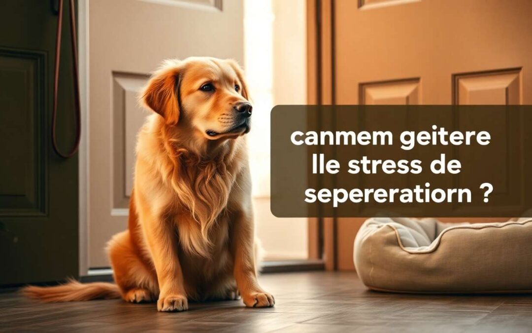 Stress de séparation chez le chien : comment le gérer ?