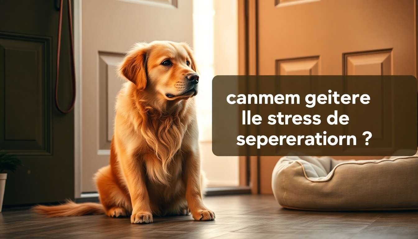 Stress de séparation chez le chien : comment le gérer ?