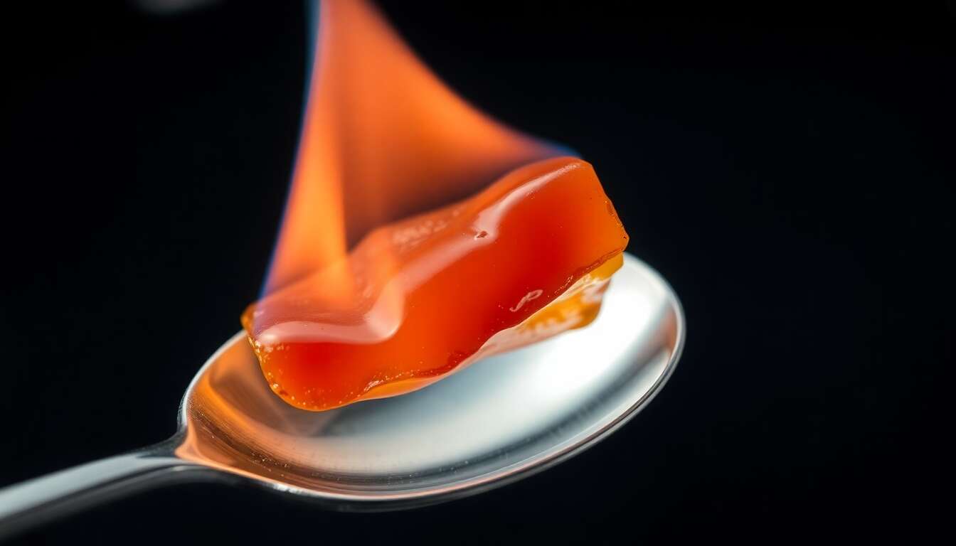 Test de combustion pour la qualité de la résine