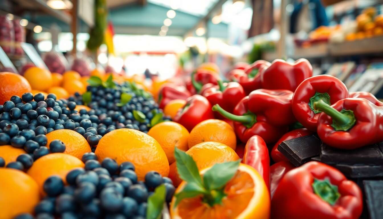 Les aliments riches en flavonoïdes