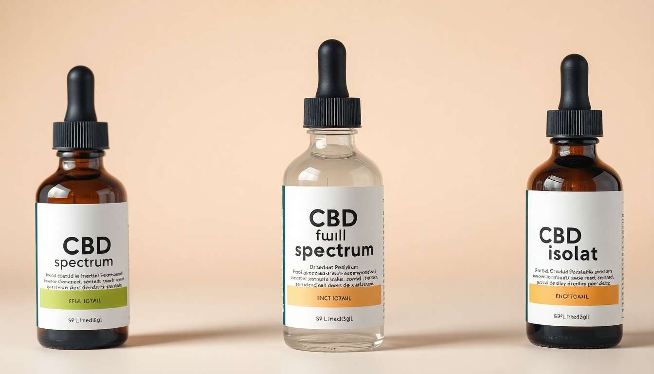 Différences entre CBD Full Spectrum, broad Spectrum et Isolat