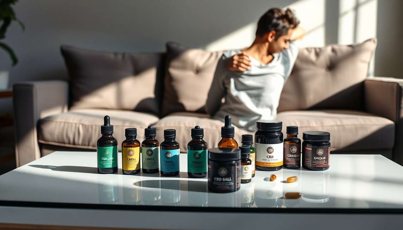 Différentes formes de cbd pour atténuer le mal de dos