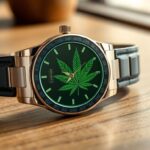 Rolex gravée : une montre aux motifs de feuilles de cannabis
