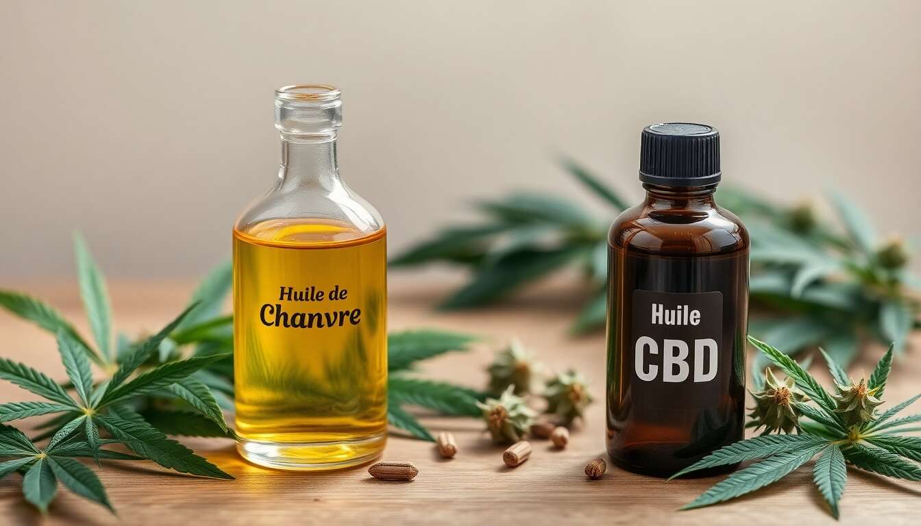 Différences entre l'huile de chanvre et l'huile de CBD