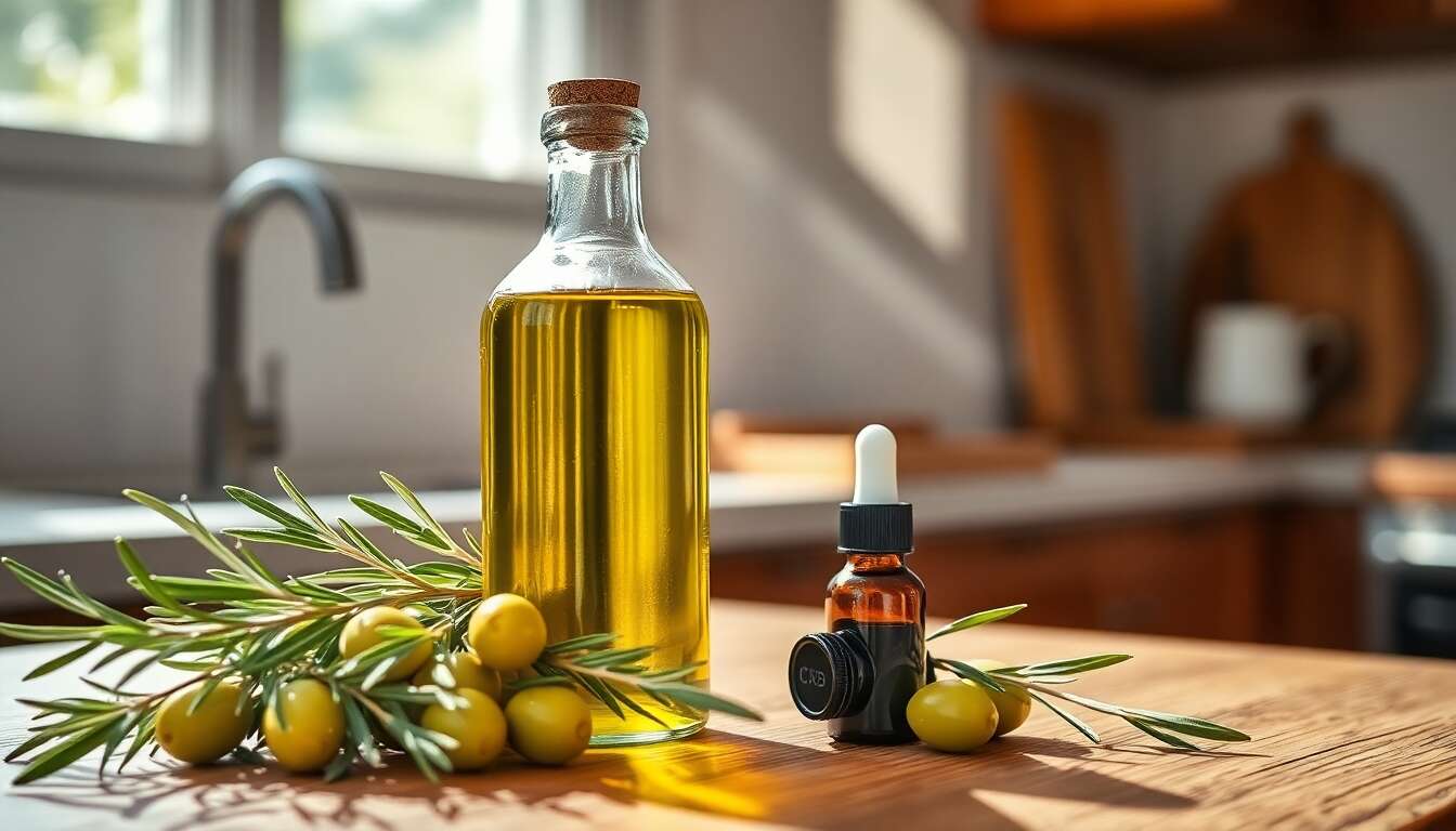 Recette d'huile d'olive infusée au CBD : bienfaits et astuces