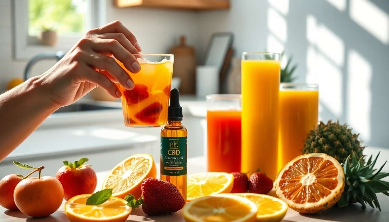 CBD et Jus de Fruits : bienfaits et Recettes