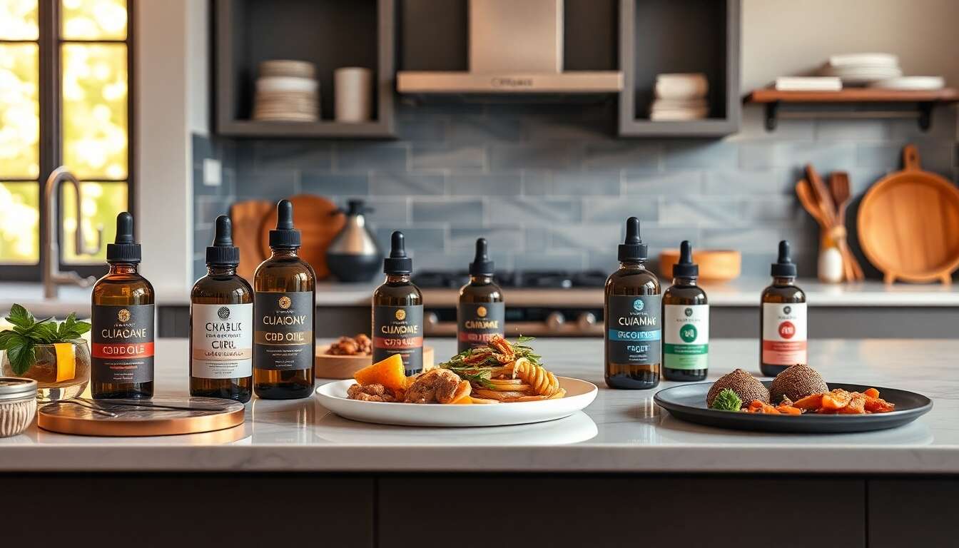 Recettes originales à base d'huiles culinaires CBD