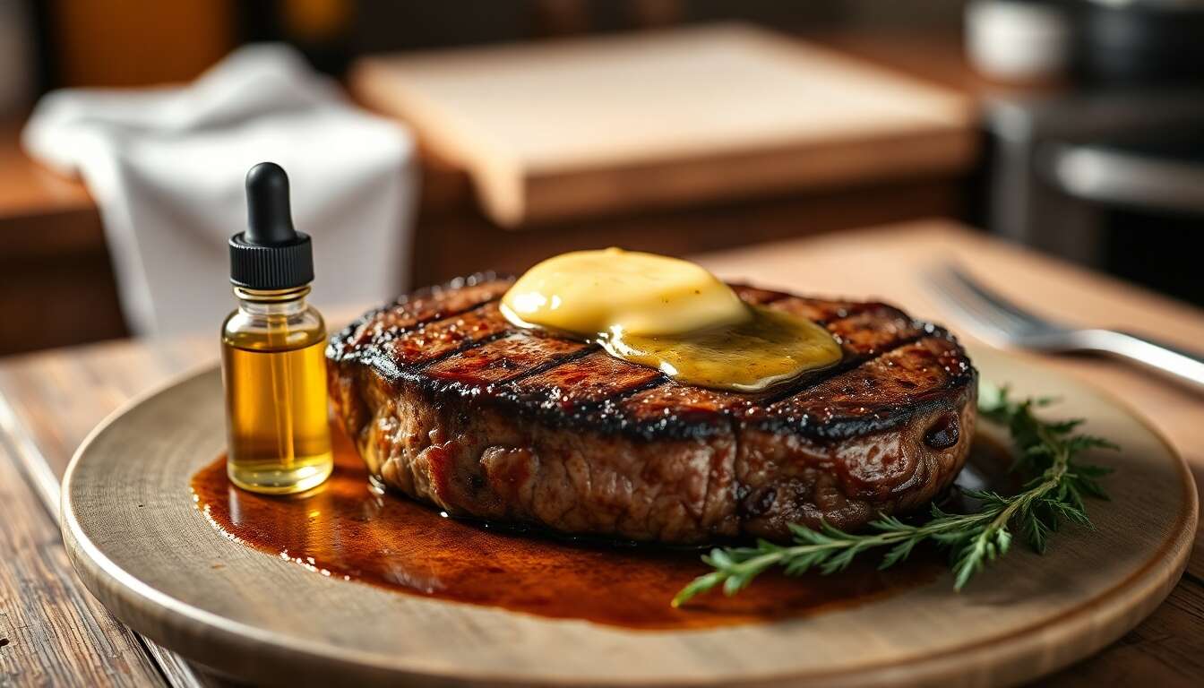 Steak au Beurre et CBD : recette Savoureuse et Facile à Digerer