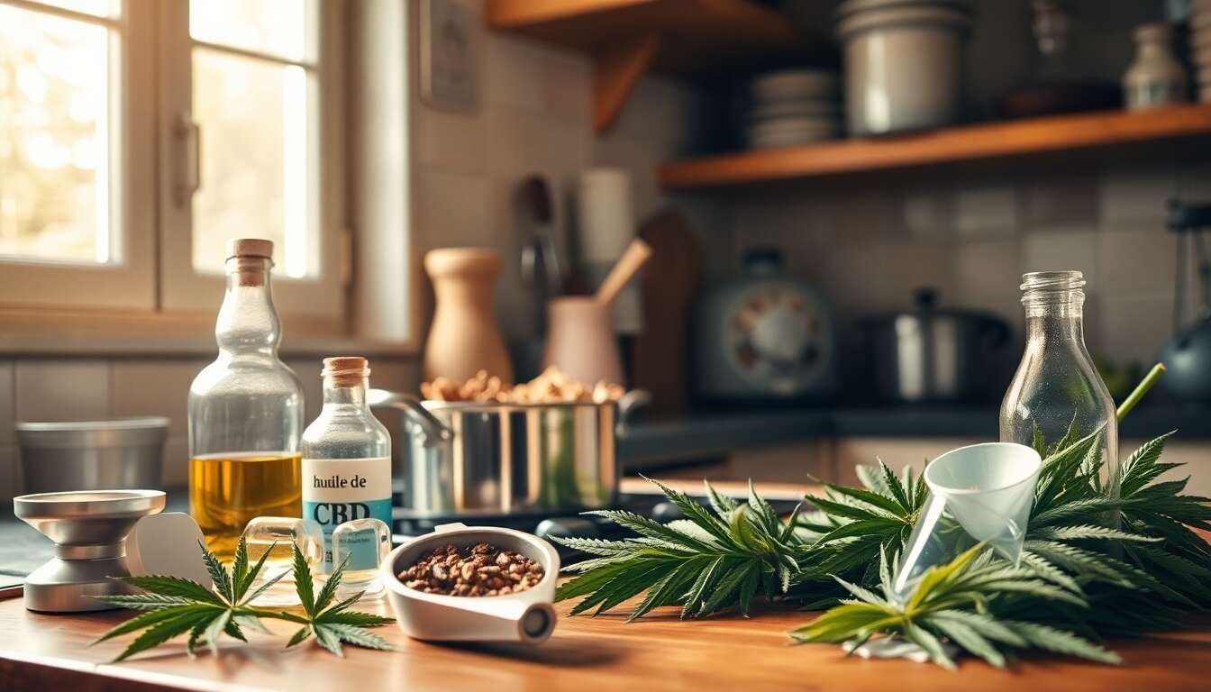 Comment préparer de l'huile de CBD à la maison : guide pratique complet