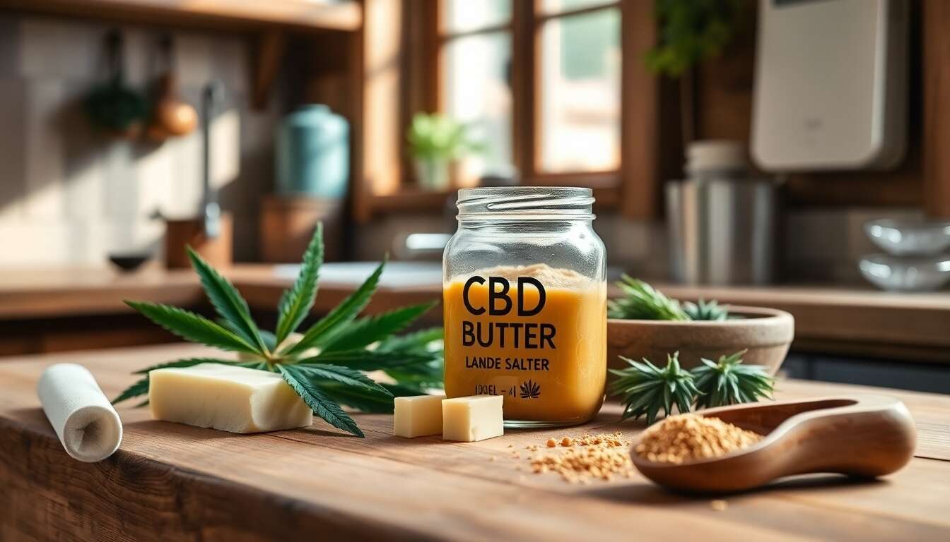 Le beurre de CBD : base de recettes au cannabis