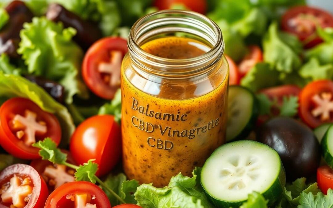 Vinaigrette balsamique au CBD : ingrédients et préparation