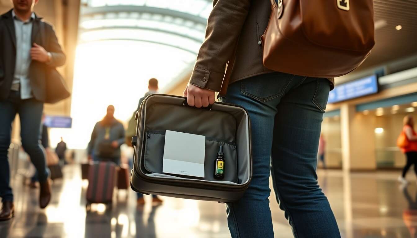 Voyager avec du CBD en avion : que dit la législation ?