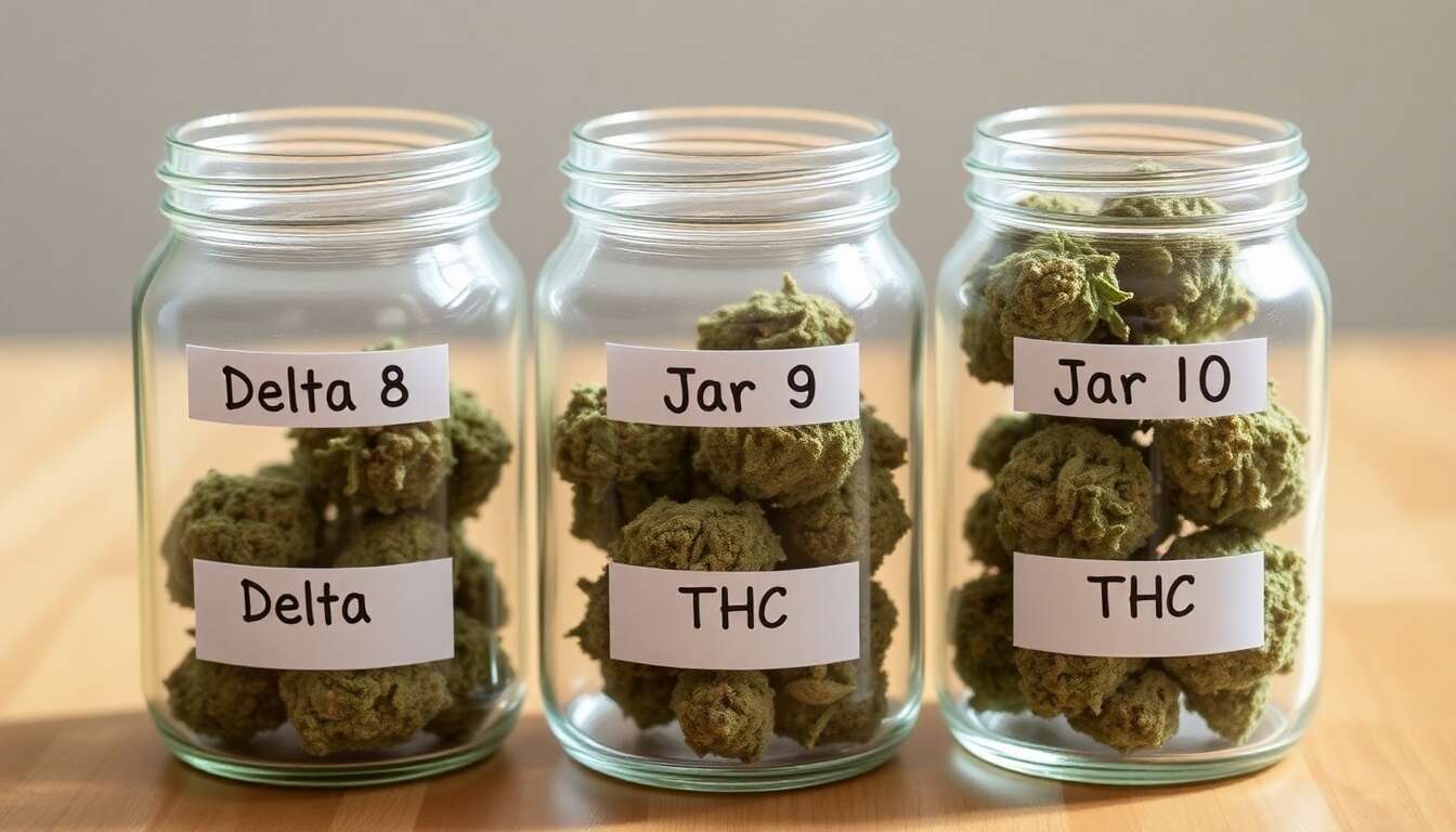 Différences entre Delta 8, 9 et 10 THC